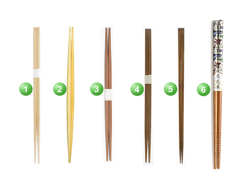 Sushi-specific bamboo chopsticks