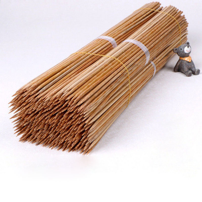 6-8 Inch Short Bamboo Skewers Customization: Air Fryer Compatible, Food Grade High Temperature Resistant & Chip-free