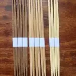 Carbonized and Natural Bamboo Sushi Chopsticks