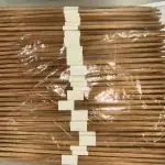 Carbonized and Natural Bamboo Sushi Chopsticks