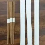 Carbonized and Natural Bamboo Sushi Chopsticks