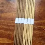 Carbonized and Natural Bamboo Sushi Chopsticks