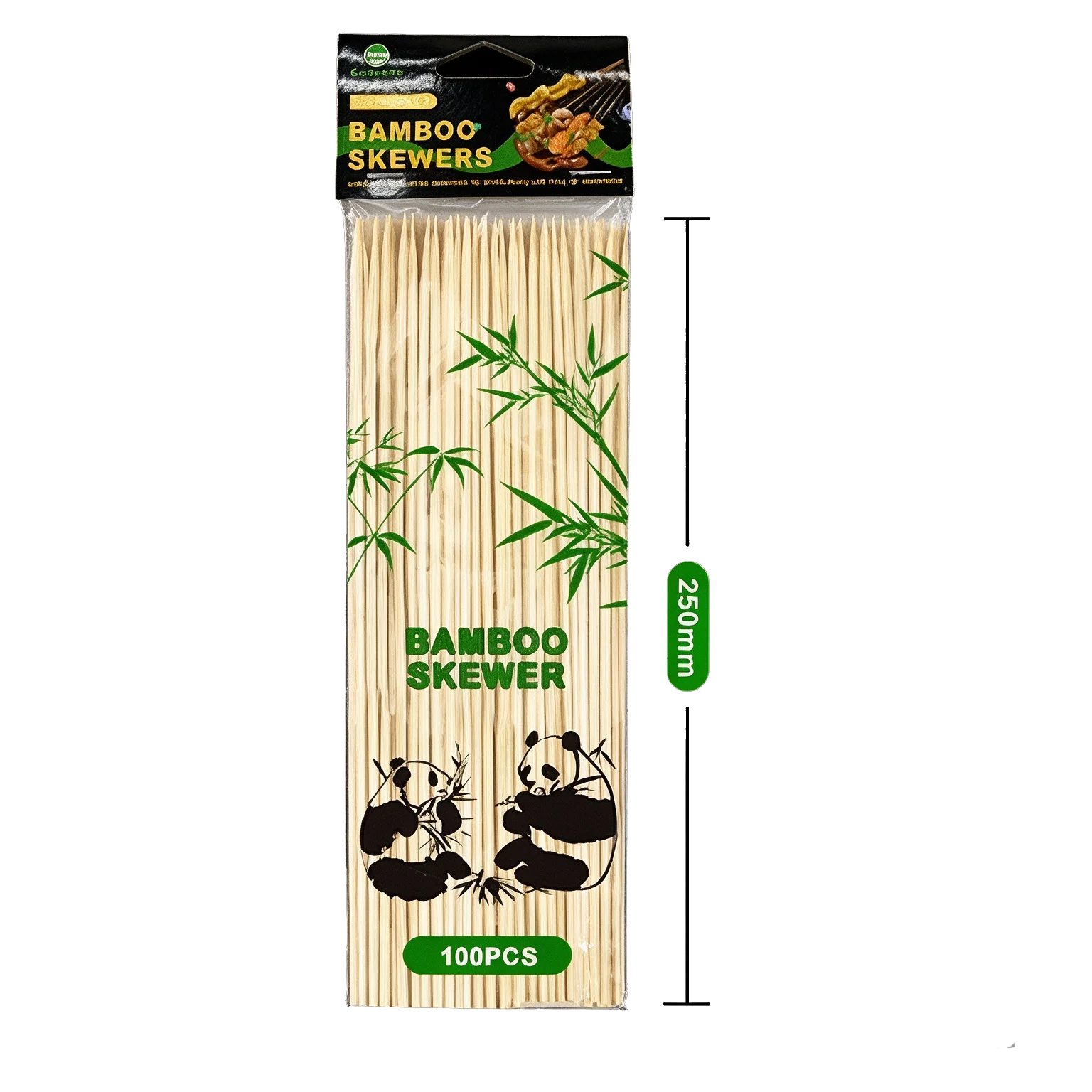 10″ 3.0mm Bamboo Skewers