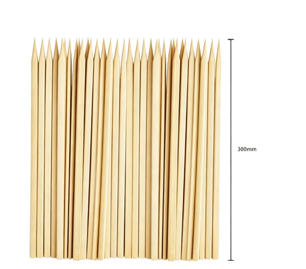 12″ Flat Bamboo skewer For Israel & Lebanon