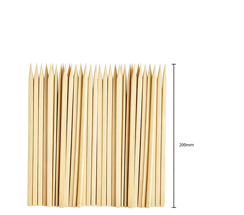 8″ Flat Bamboo Skewers For Israel & Lebanon