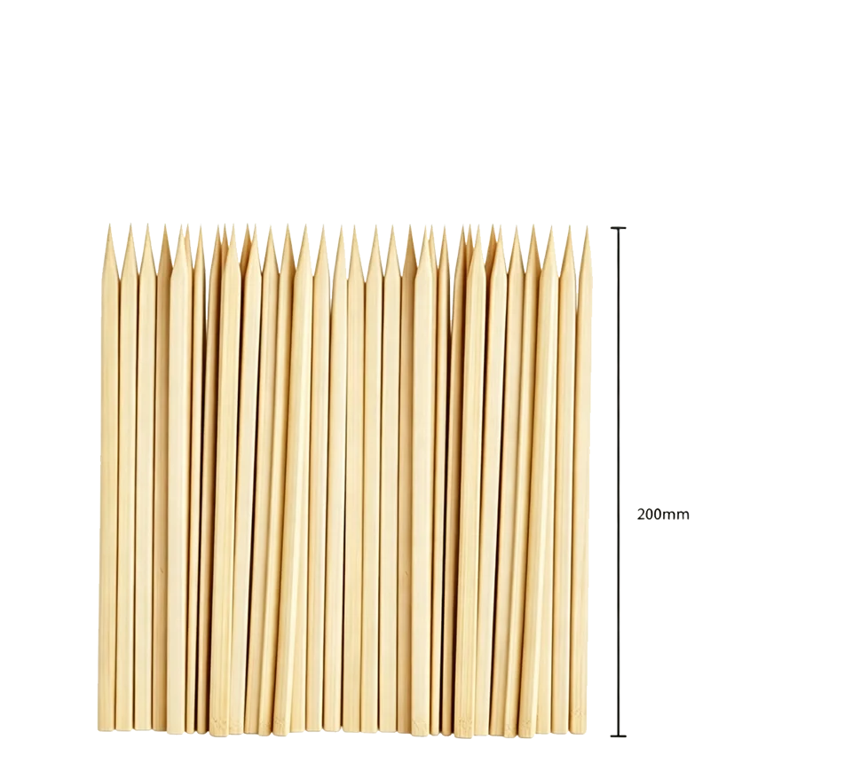 8″ Flat Bamboo Skewers For Israel & Lebanon