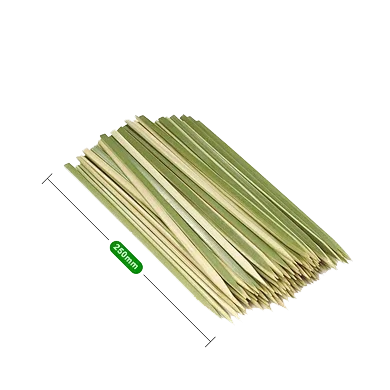 8″ Flat Bamboo skewers