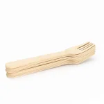 Disposable Wooden Forks Biodegradable Birch Wood Cutlery Bulk