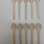 Eco Friendly Disposable Wooden Spoons Biodegradable Birch Wood Cutlery