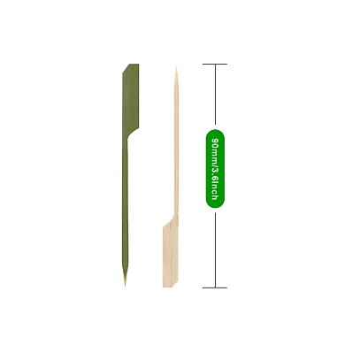 3.6″ Disposable eco-friendly bamboo Teppo Skewer
