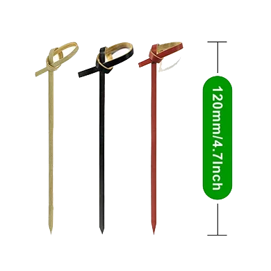 4.7″ disposable bamboo knot picks