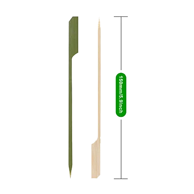5.9″ Disposable eco-friendly bamboo Teppo Skewer