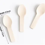 3.7″ 95mm Disposable Ice Cream Wooden Spoon SP95/1