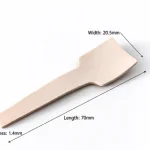 3.7″ 95mm Disposable Ice Cream Wooden Scoon SP95
