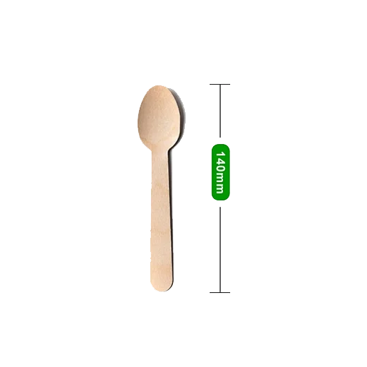 5.5″ 140mm Disposable wooden spoons SP140