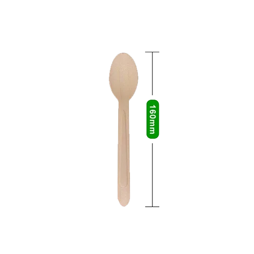 6.3″ 160mm Disposable wooden spoons SP160