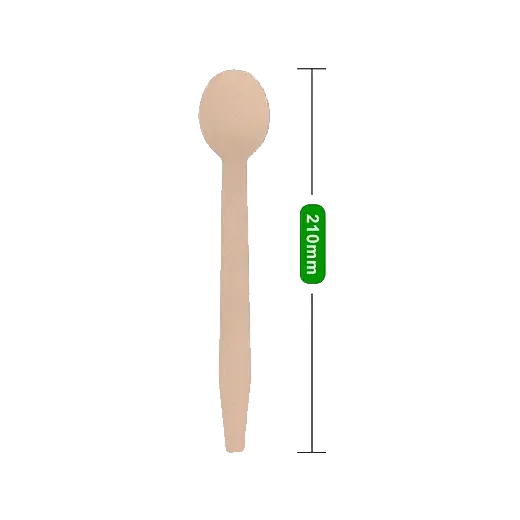 8.26″ 210mm Disposable wooden spoons SP210