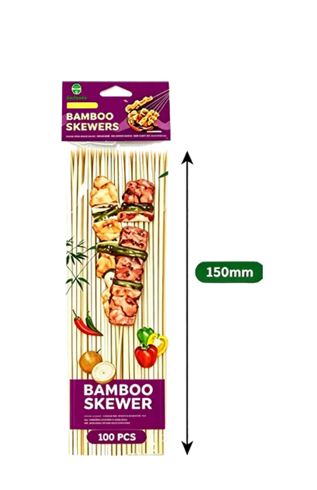 6″ 2.5 mm bamboo skewer