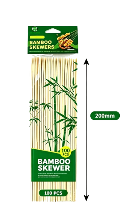 8″ 2.5 mm bamboo skewer