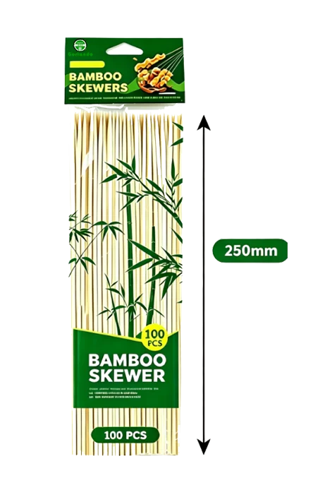 10″ 2.5 mm bamboo skewer