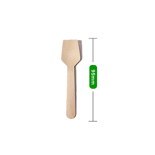 3.7″ 95mm Disposable Ice Cream Wooden Scoon SP95
