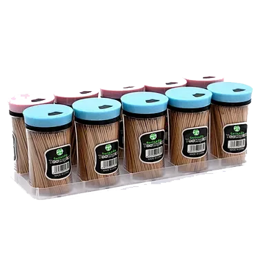 Sustainable degradable natural bamboo toothpicks