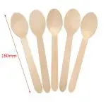 4.3″ 110mm Disposable Wooden Tea spoon SP110