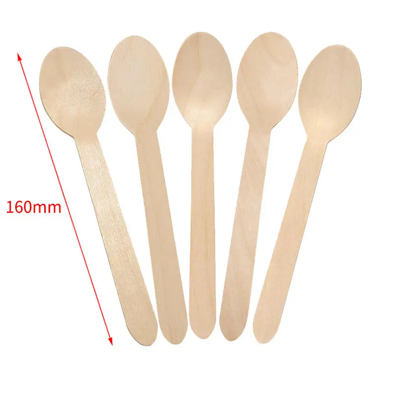 4.3″ 110mm Disposable Wooden Tea spoon SP110
